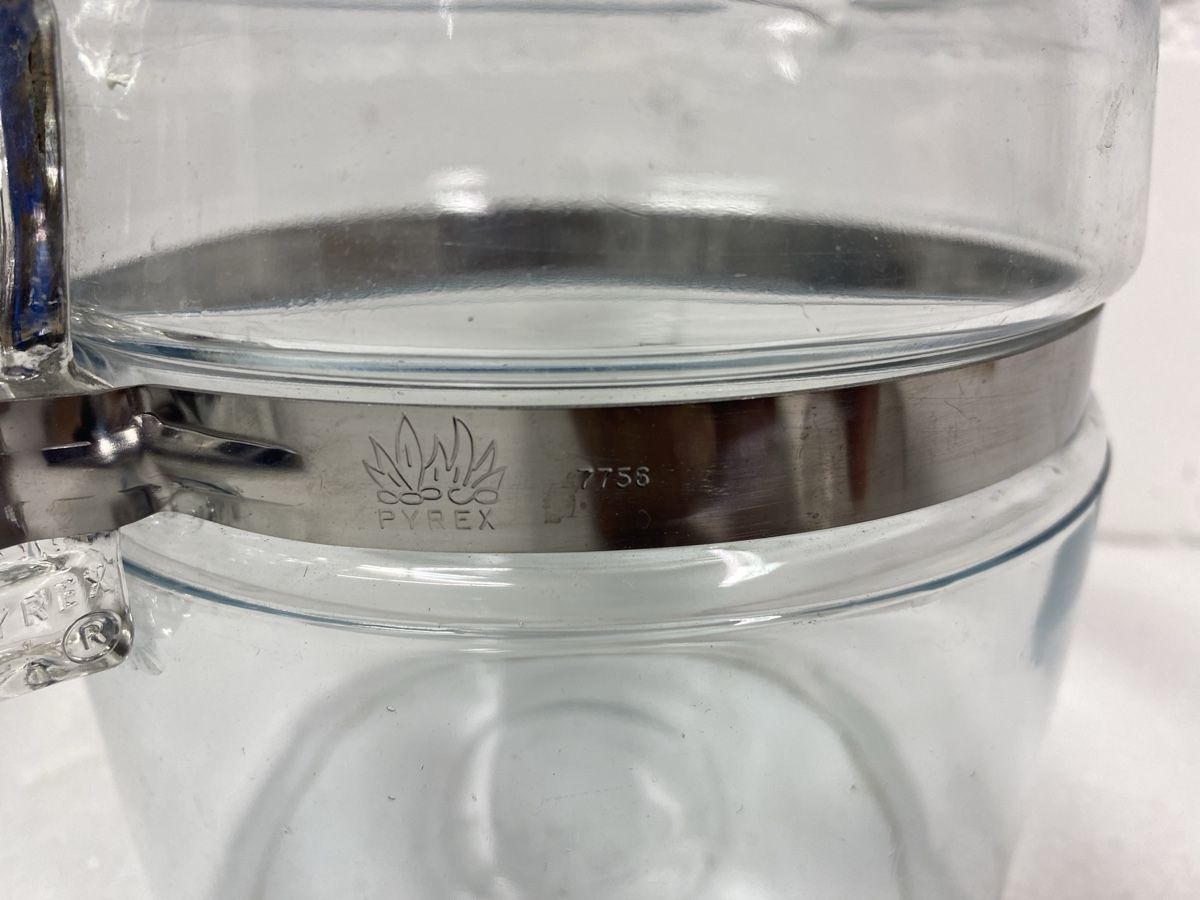 Théières: Glas Kaffeekanne Pyrex USA Stainless – D'occasion à sursee par trilli-tralli 9