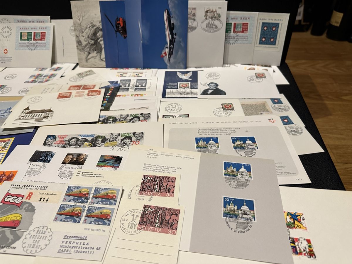 Alle Briefmarken: Sammlung Sonderbriefe, FDC, Karten Schweiz – Gebraucht aus Stettfurt von 2442 5