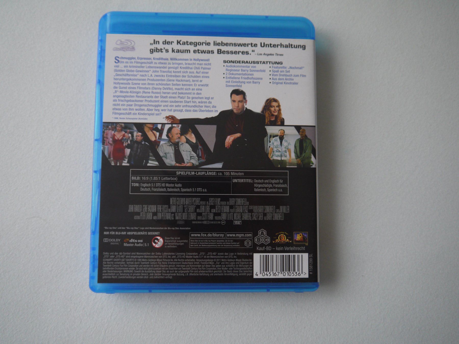 Tutti i DVDs: Schnappt Shorty(1995)- John Travolta/Gene Hackman/Danny DeVi – Usato da Hagendorn venduto da Blaf 1