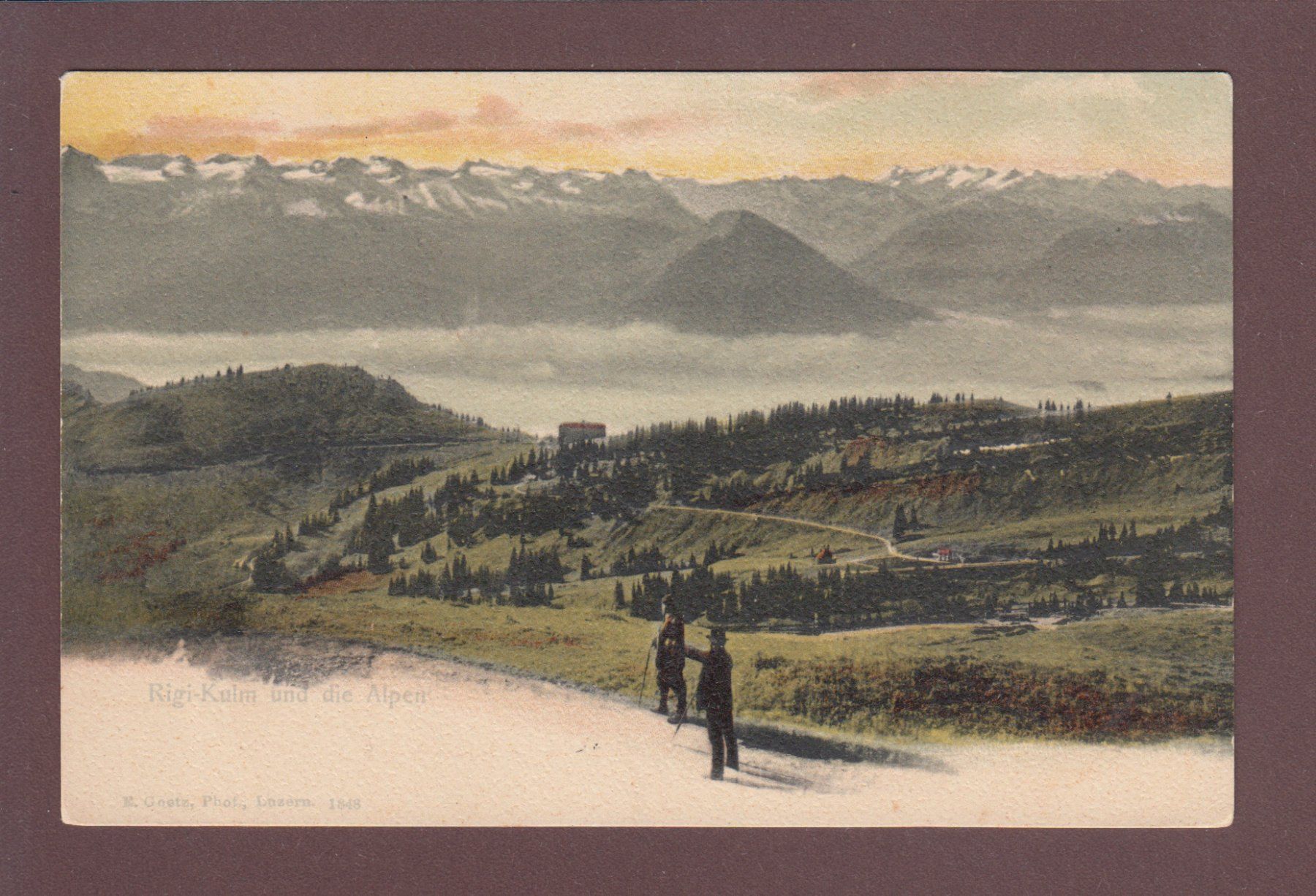 Ansichtskarten: RIGI-KULM - Leute – Gebraucht aus Pully von nicecards
