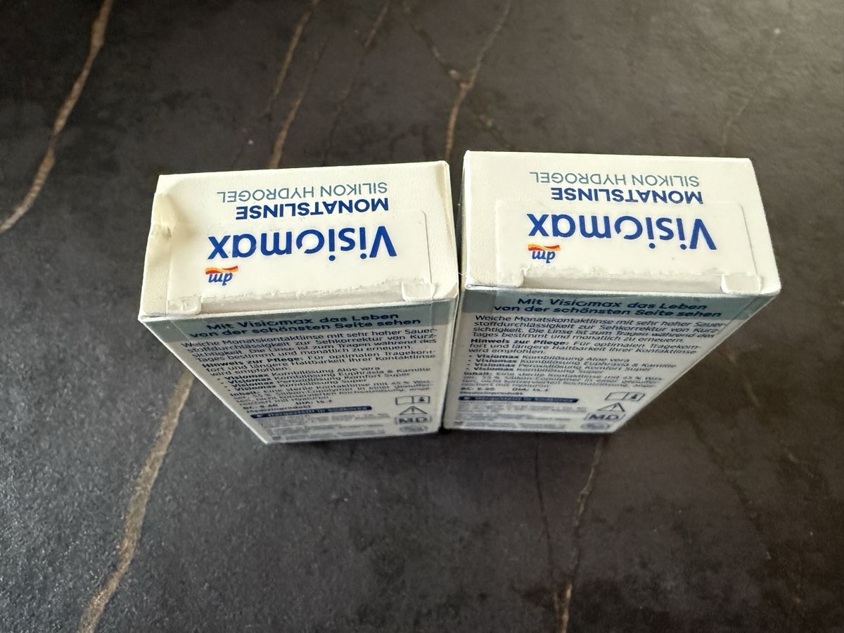 Lenti a contatto: Visomax Monatslinsen -2.50 Dioptrien, 2 Packungen NEU – Nuovo e nell'imballaggio originale da Muri AG venduto da Hawaiiandream 2