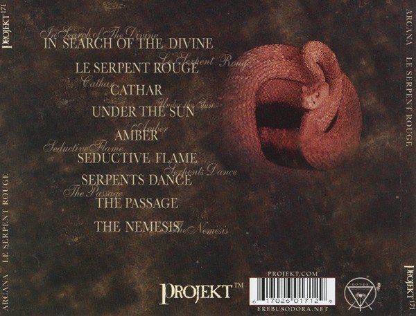 CD: Arcana - Serpent Rouge – Usato da Uzwil venduto da visions77 1