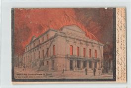 Brand Stadttheater BASEL - 6./7.Okt. 1904