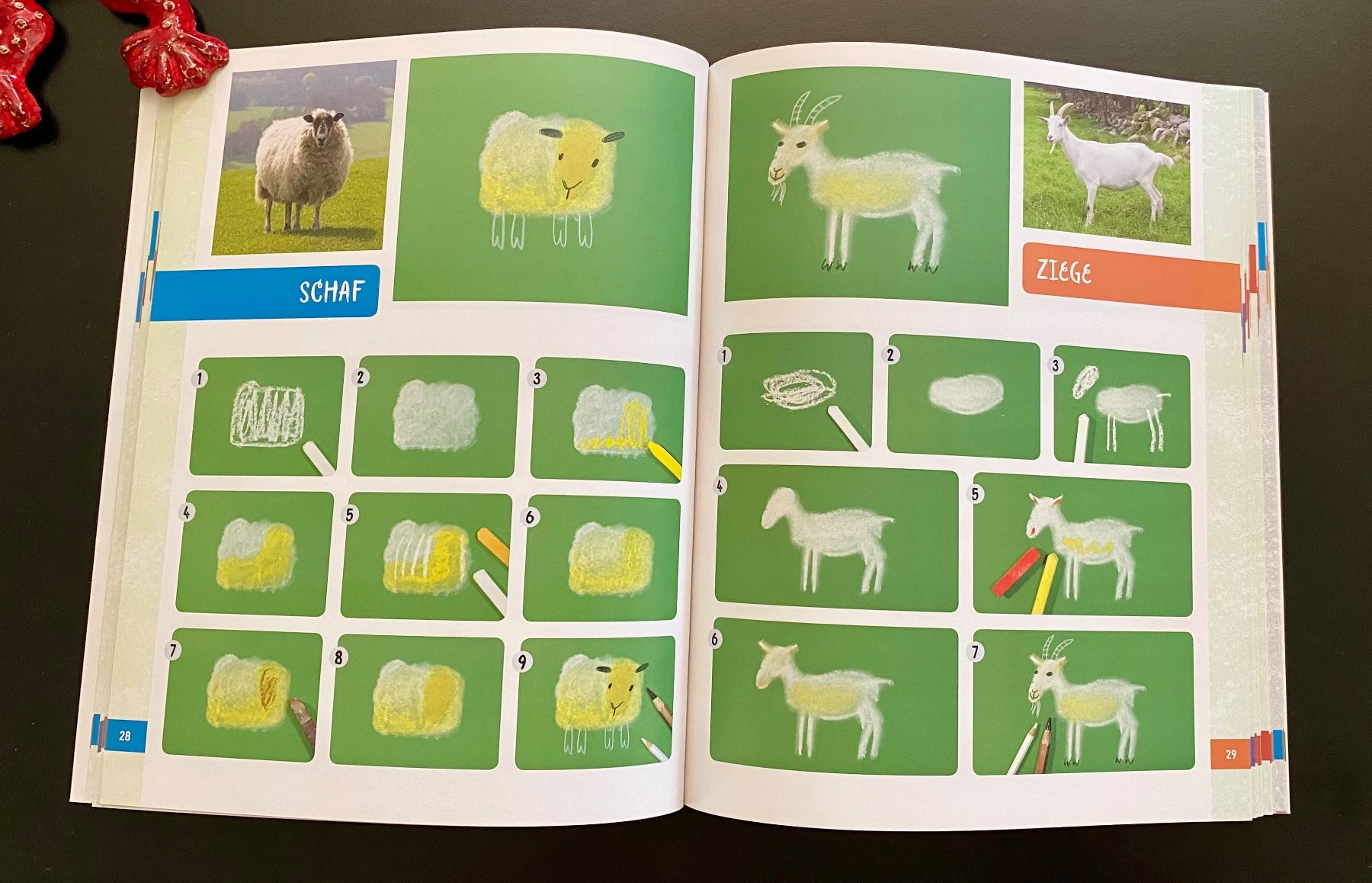 Libri: Tiere Malen mit Tafelkreide – Usato da Nussbaumen AG venduto da schuba2000 3