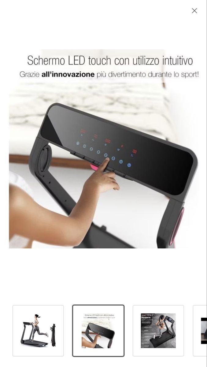 Hometrainer: Tapis roulant Tecnofit TFX 1.7 Slim – Nuovo (secondo la descrizione) da Kollbrunn venduto da pis_qtq8 1