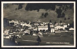 Loeche-les-Bains, Teilansicht mit Strass