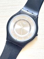 Swatch Skin Uhr Schwarz Zifferblatt Armbanduhr gebraucht