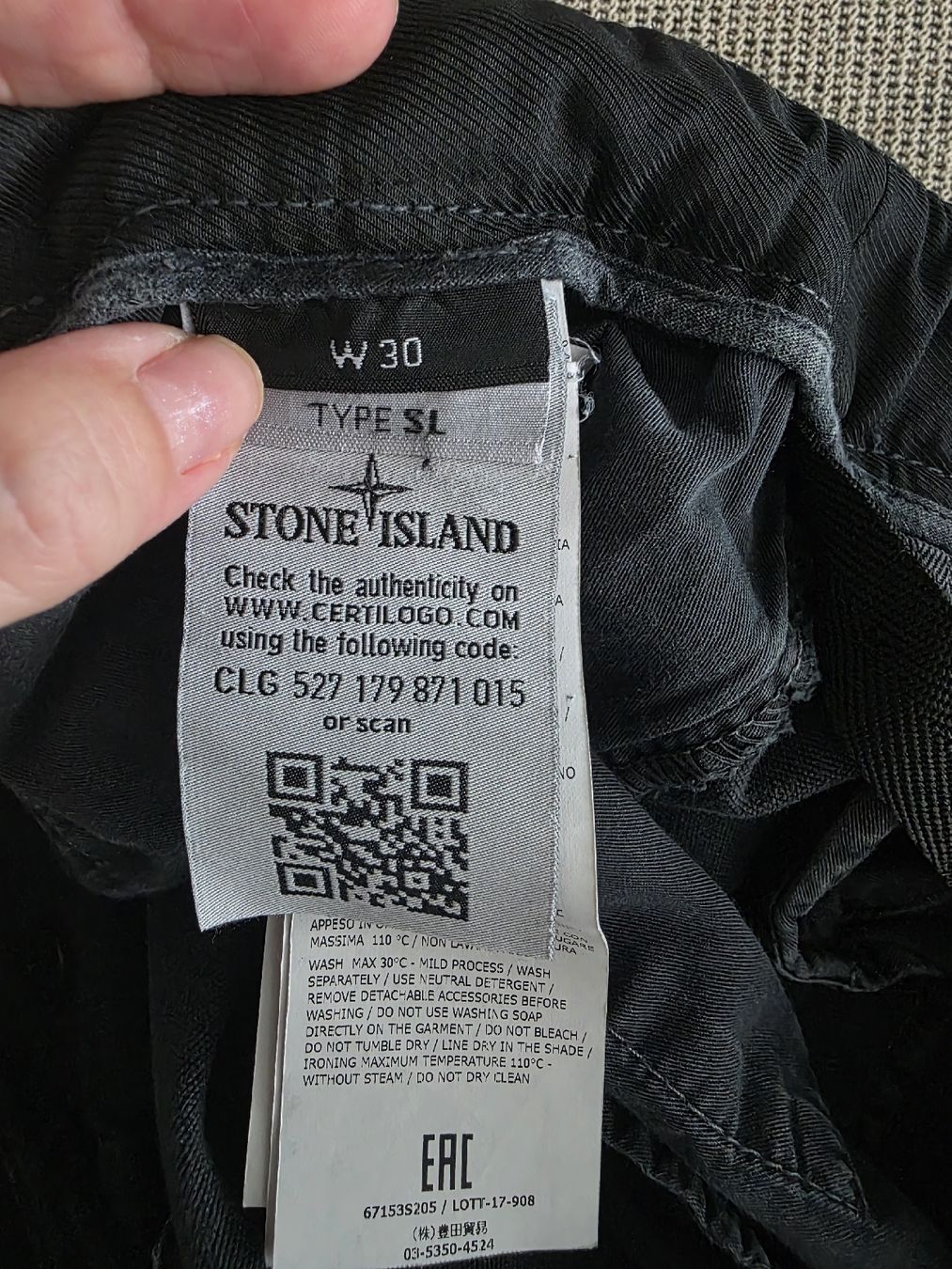 Stone Island Pantaloni: Stone Island Cargo Hose Gr. W30 – Usato da Zürich venduto da akw_n6nd 2