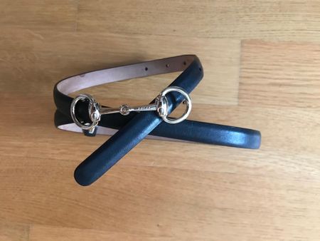 Elegante Gucci Gürtel mit Pferdegebiss-Detail, Grösse 80m