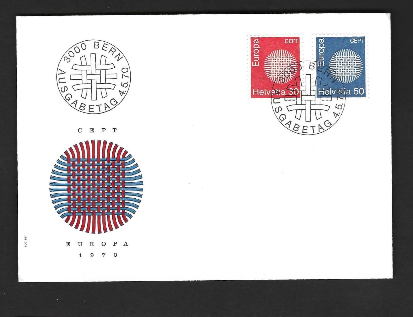 Tutti i francobolli: CH FDC Satz 1970 – Nuovo e nell'imballaggio originale da Koblenz venduto da Markenhimmel