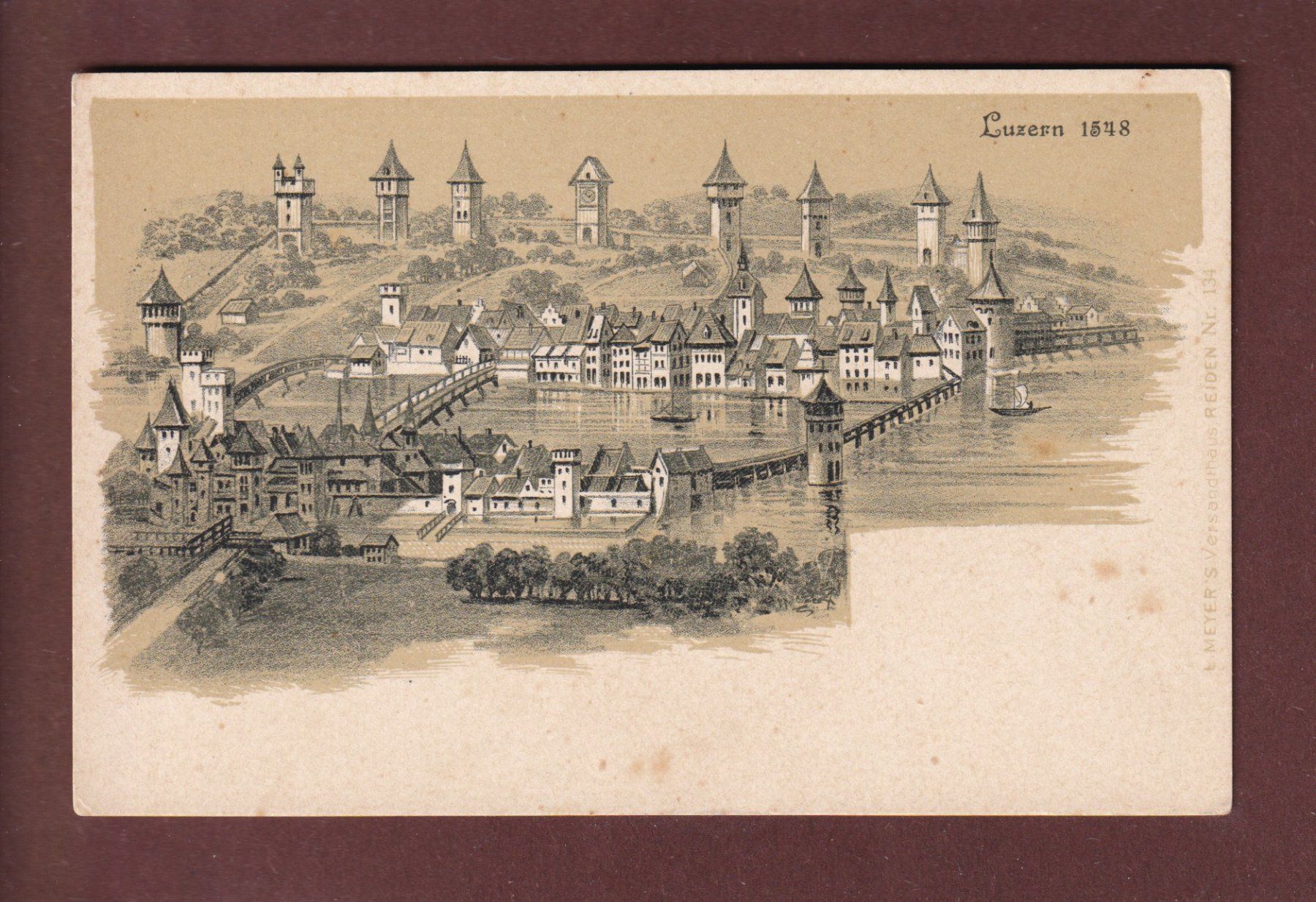 Cartes postales: LUZERN um 1548 – D'occasion à Pully par nicecards