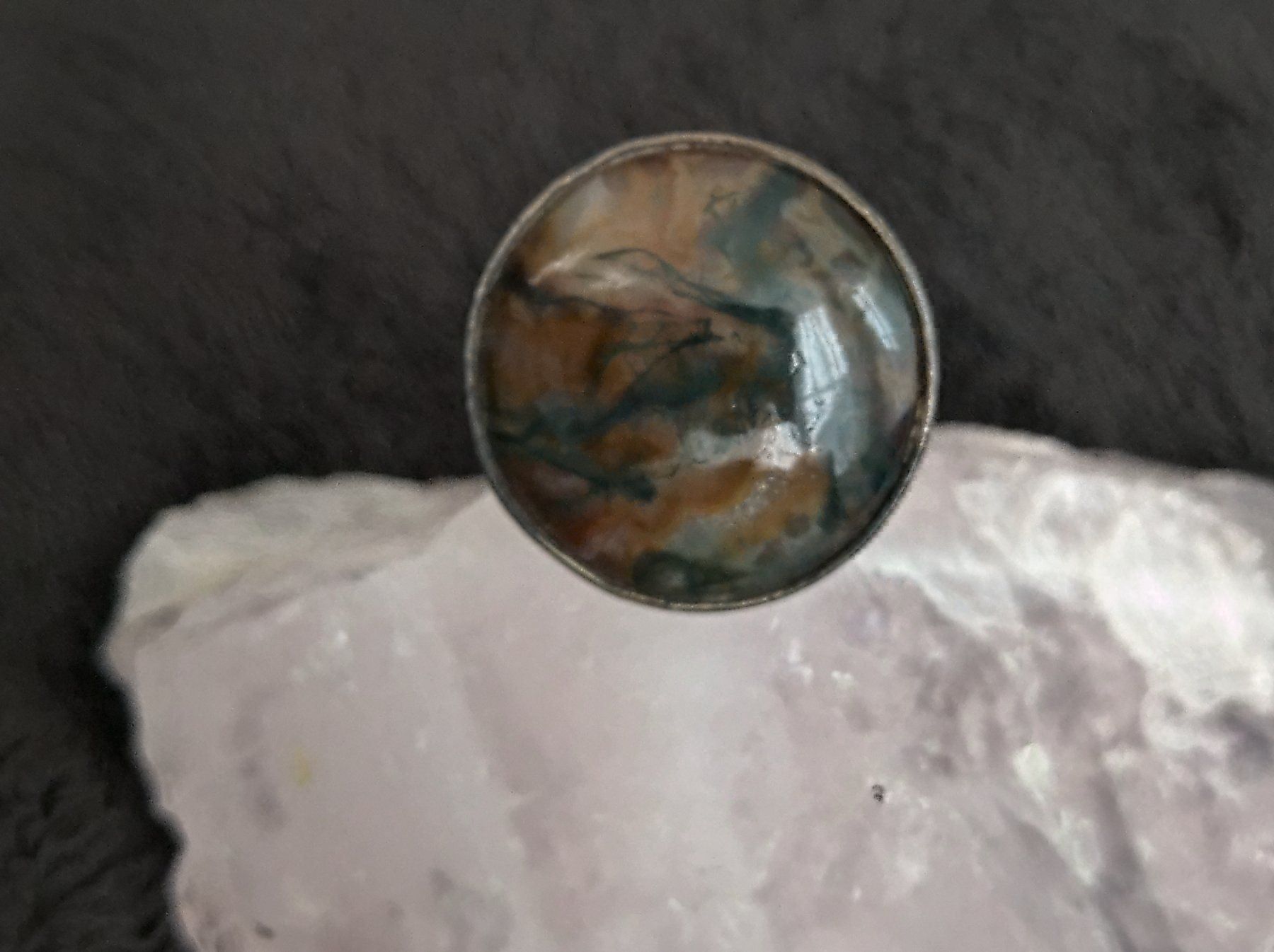Anelli: Ring Silber 925 mit Edelstein – Usato da Istighofen venduto da Ringparadies