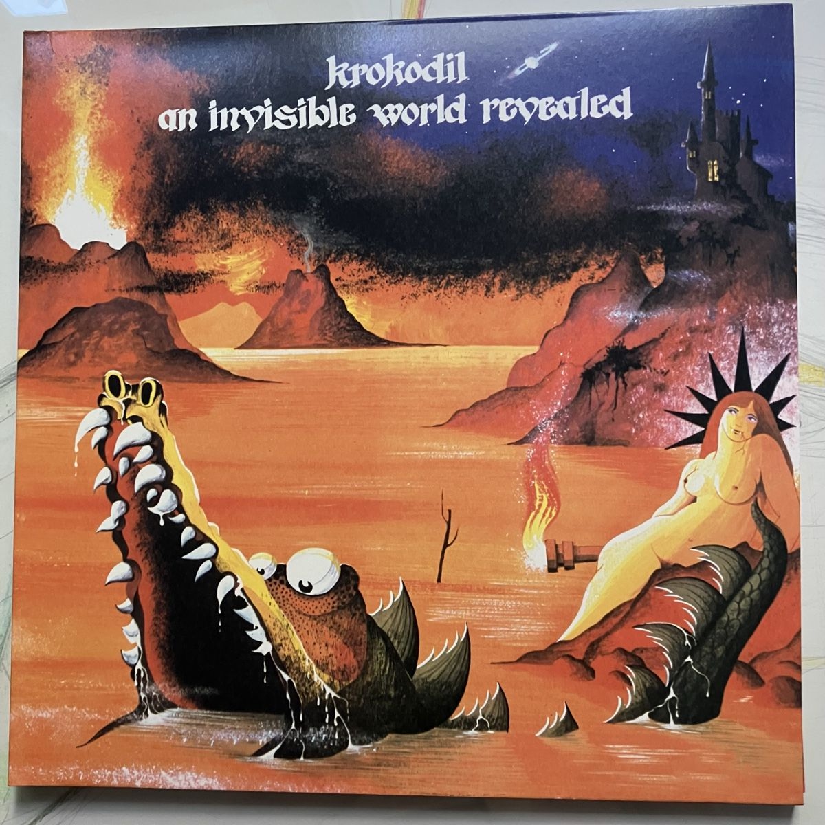 Schallplatten: Krokodil an invisible world revealed LP mit Werbung – Neu (gemäss Beschreibung) aus Basel von Gholb