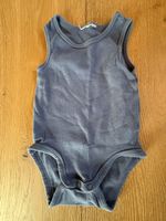Ärmelloses Body blau Grösse 62