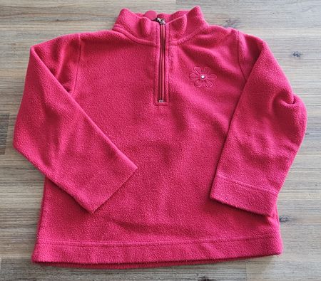 Fleece Pullover rot Grösse 98/104 gebraucht