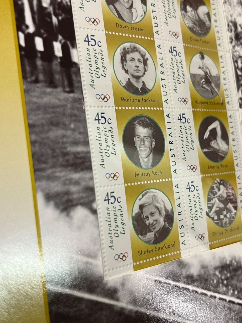 Tous les timbres: Australien Briefmarken Olympia Legenden – Neuf avec emballage d'origine à Zürich par engebrunau 1