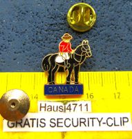 ROYAL CANADIAN MOUNTED POLICE PIN ENAMEL MIT SECURITY-CLIP