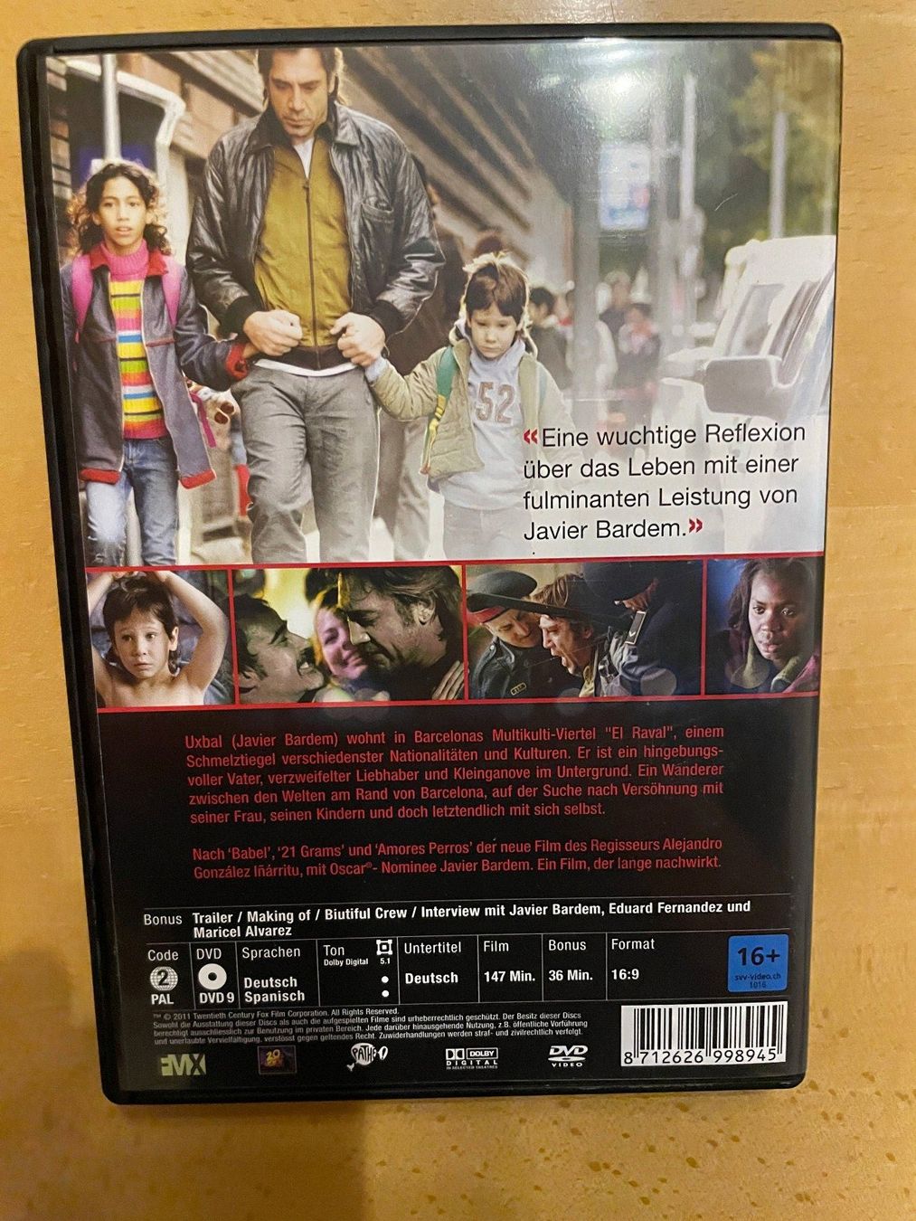 Tutti i DVDs: DVD BARDEM BIUTIFUL – Usato da Affeltrangen venduto da Mowgli_123 2