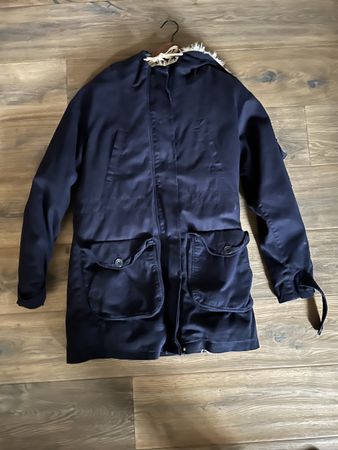Warmer Winterparka Navy Grösse M