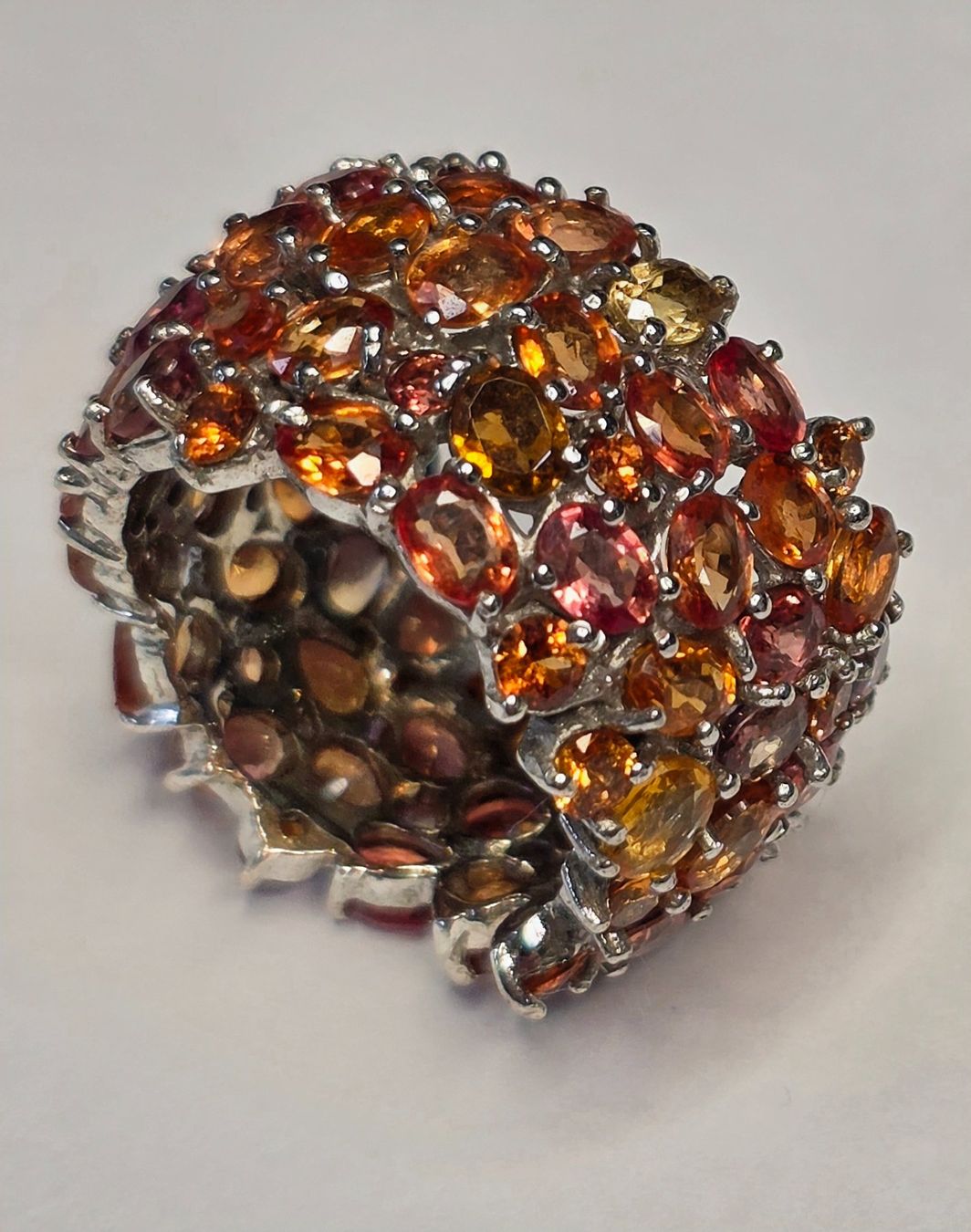 Anelli: Safire gel-orange Eternity Ring – Nuovo (secondo la descrizione) da Zürich venduto da adriben 2