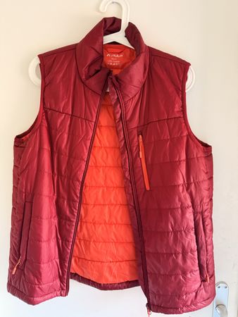 Gilet PulP, taille S, bordeaux/rouge, comme neuf!