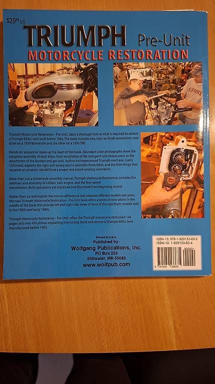 Libri: Triumph Oldtimer Reparatur Anleitungen – Usato da Bürglen UR venduto da Farosan 3