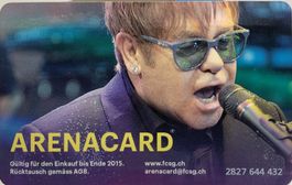 Zahlkarte - Geschenkkarte - Elton John - ARENACARD - ABACUS