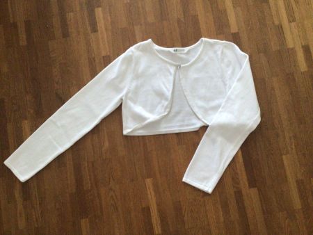 H&M Bolero Weiss Grösse 146 sehr guter Zustand