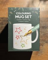 Keramik Tasse bemalen Set, Weihnachtsgeschenk Idee Neuwer...