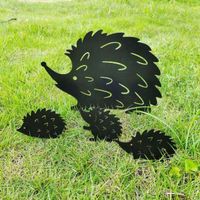 Igel Familie Gartenstecker (4 Stk.)