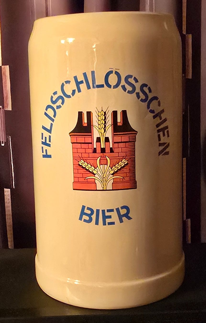 Feldschlösschen Gläser: Feldschlösschen Bierkrug 5 Liter – Gebraucht aus Herzogenbuchsee von Numis25