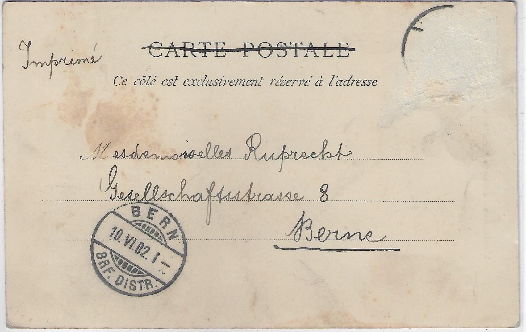 Cartoline postali: Montagnes du Doubs dans les neiges – Usato da Ettingen venduto da Kartenplanet 1