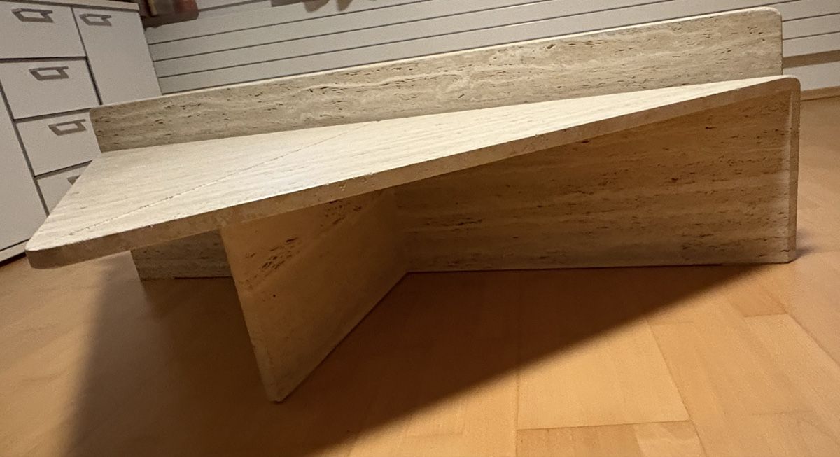 Tavoli: Travertin Couchtisch  – Usato da Däniken SO venduto da pillepalle02 1