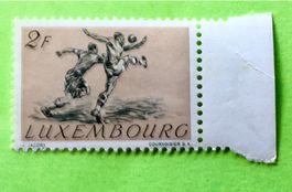 Briefmarken aus Luxemburg Fußball UNGESTEMPELT