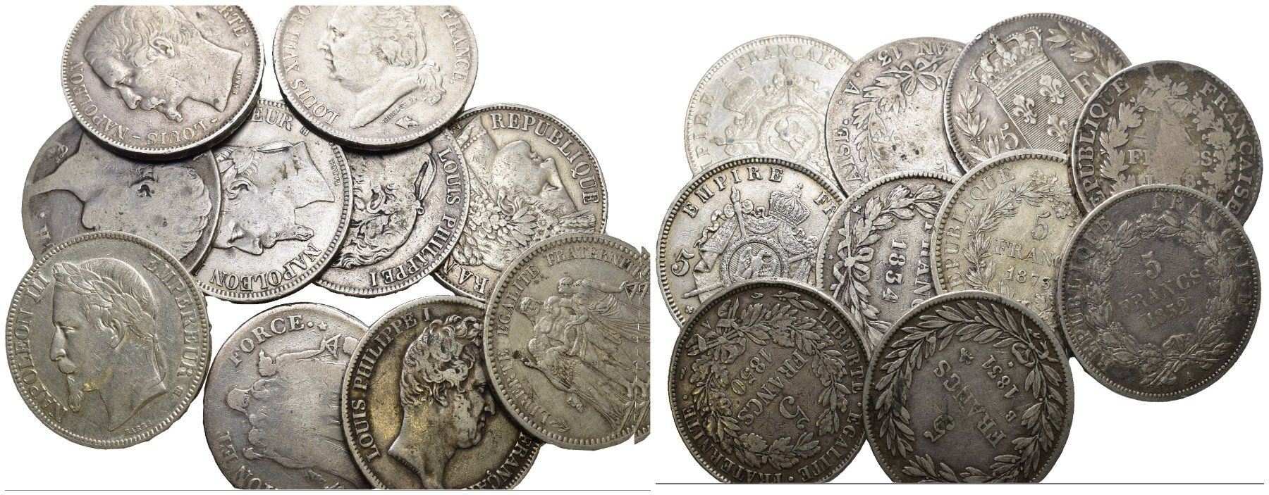 Alle Münzen: Frankreich Lot – Gebraucht aus Bern von numismatictops