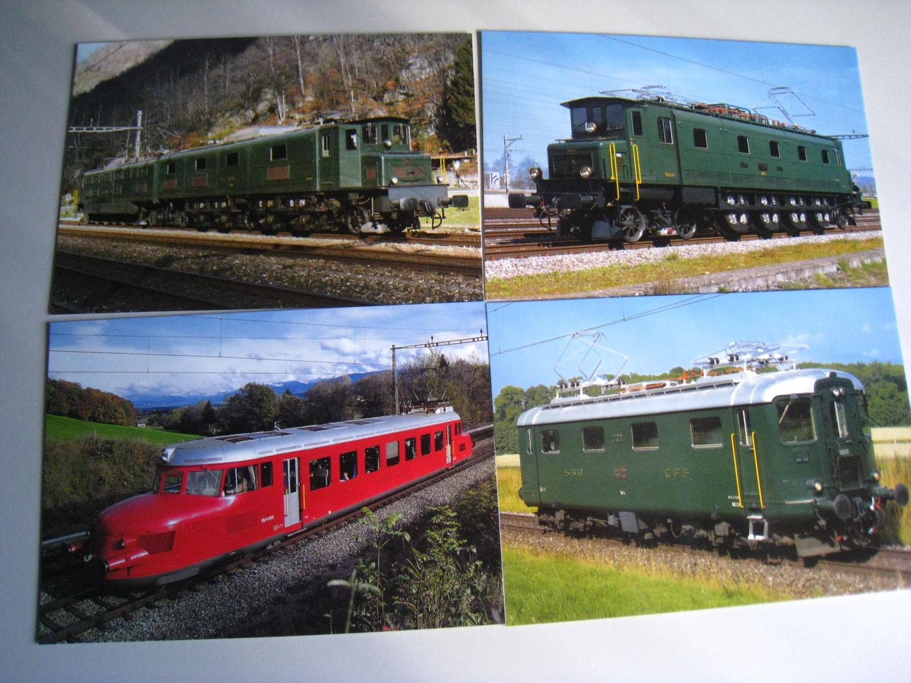 Riviste & Magazine: 16 Ansichtskarten von Schweizer-Elektro-Veteranen Loks – Nuovo (secondo la descrizione) da Buchs ZH venduto da swiss-train 2