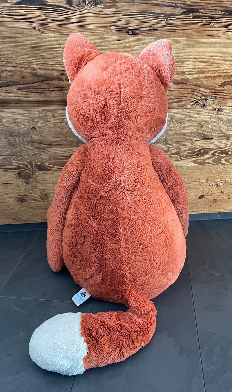 Jellycat Giocattoli: Jellycat Bashful Fox Giant – Usato da Homburg venduto da Vlinder3 5