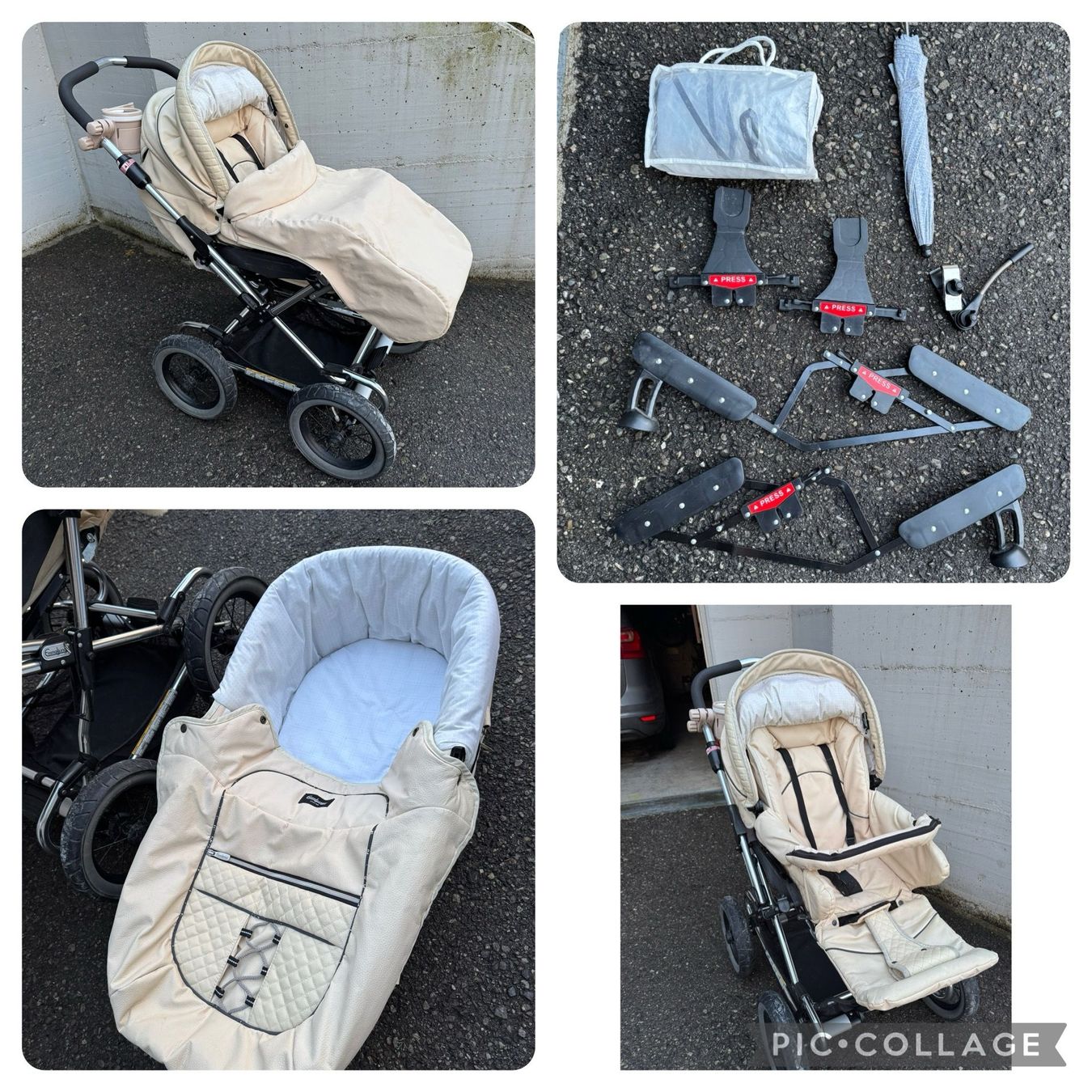Carrozzine: Kinderwagen Emalljunga – Usato da Frümsen venduto da M.dnaleiw