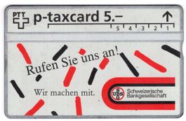 SBG Ihre Bank in Solothurn u. Olten - seltene Firmen Taxcard