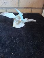 Keramik Vögel Figur 2 Stück handbemalt guter Zustand