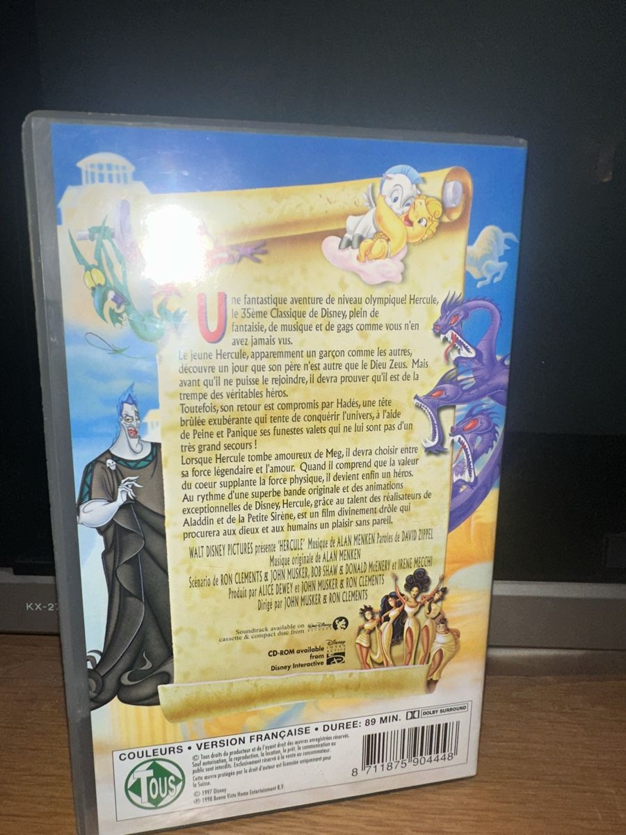 Tutti i VHS: Hercule vhs vf collector  – Usato da Onex venduto da rya_5brm 2