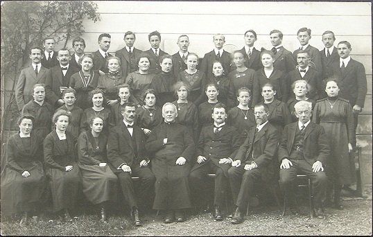 Ansichtskarten: OBEREGG Kirchenchor 1922 – Gebraucht aus Jona von philajona