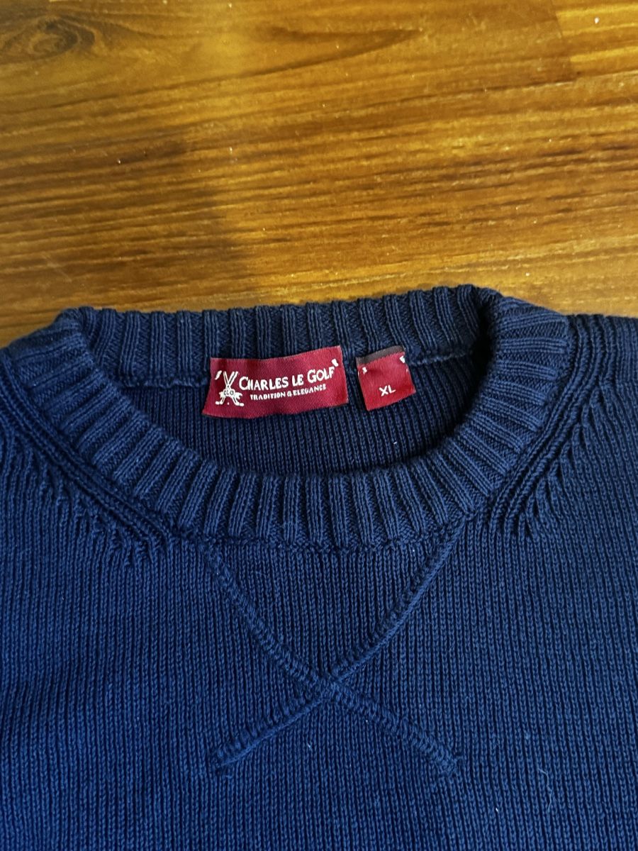 Maglioni & Felpe: Charles Le Golf Pullover, Dunkelblau, Gr. XL – Usato da Rüschlikon venduto da norber44 1