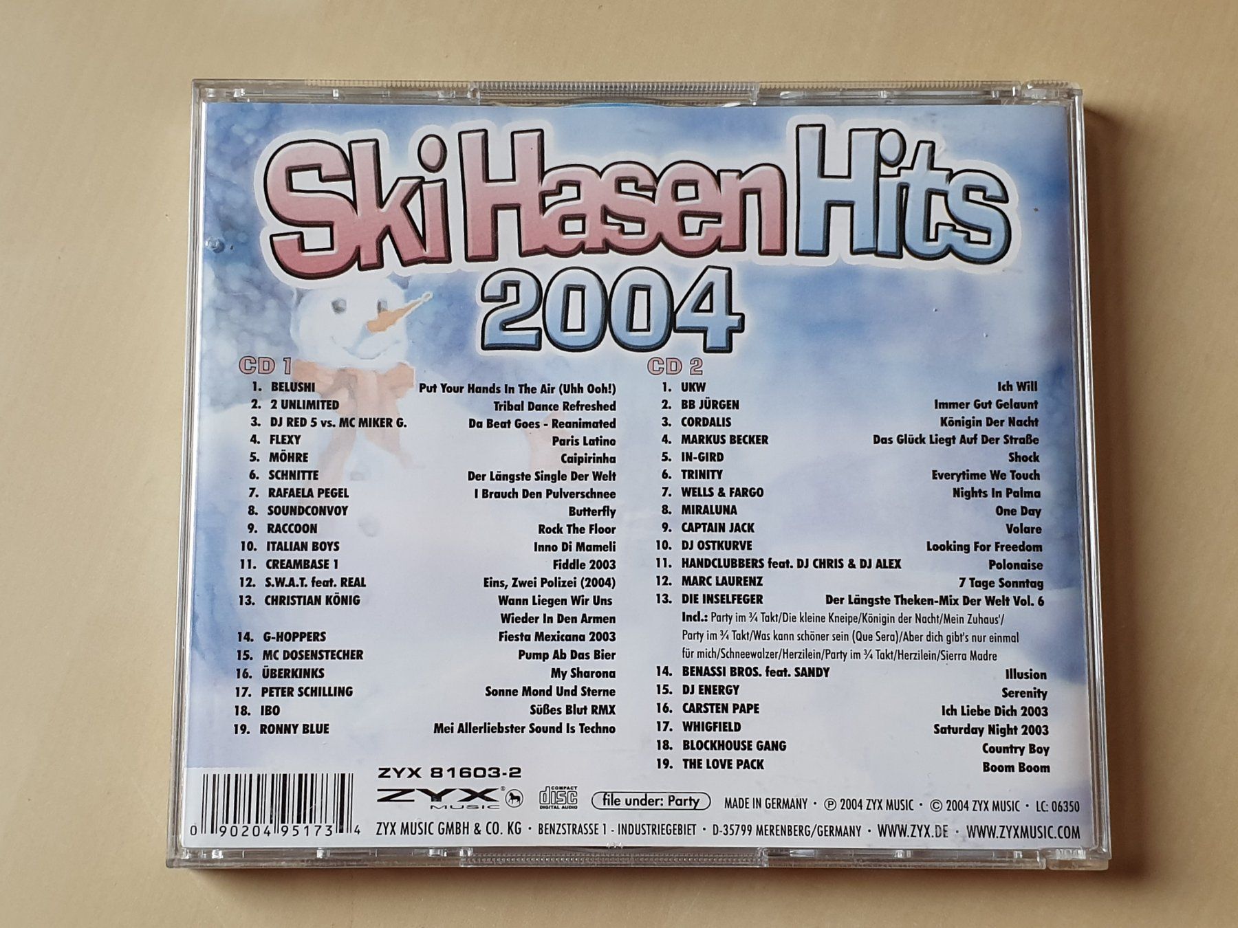 CD: Ski Hasen Hits 2004 – Usato da Stansstad venduto da collectorsshop 1