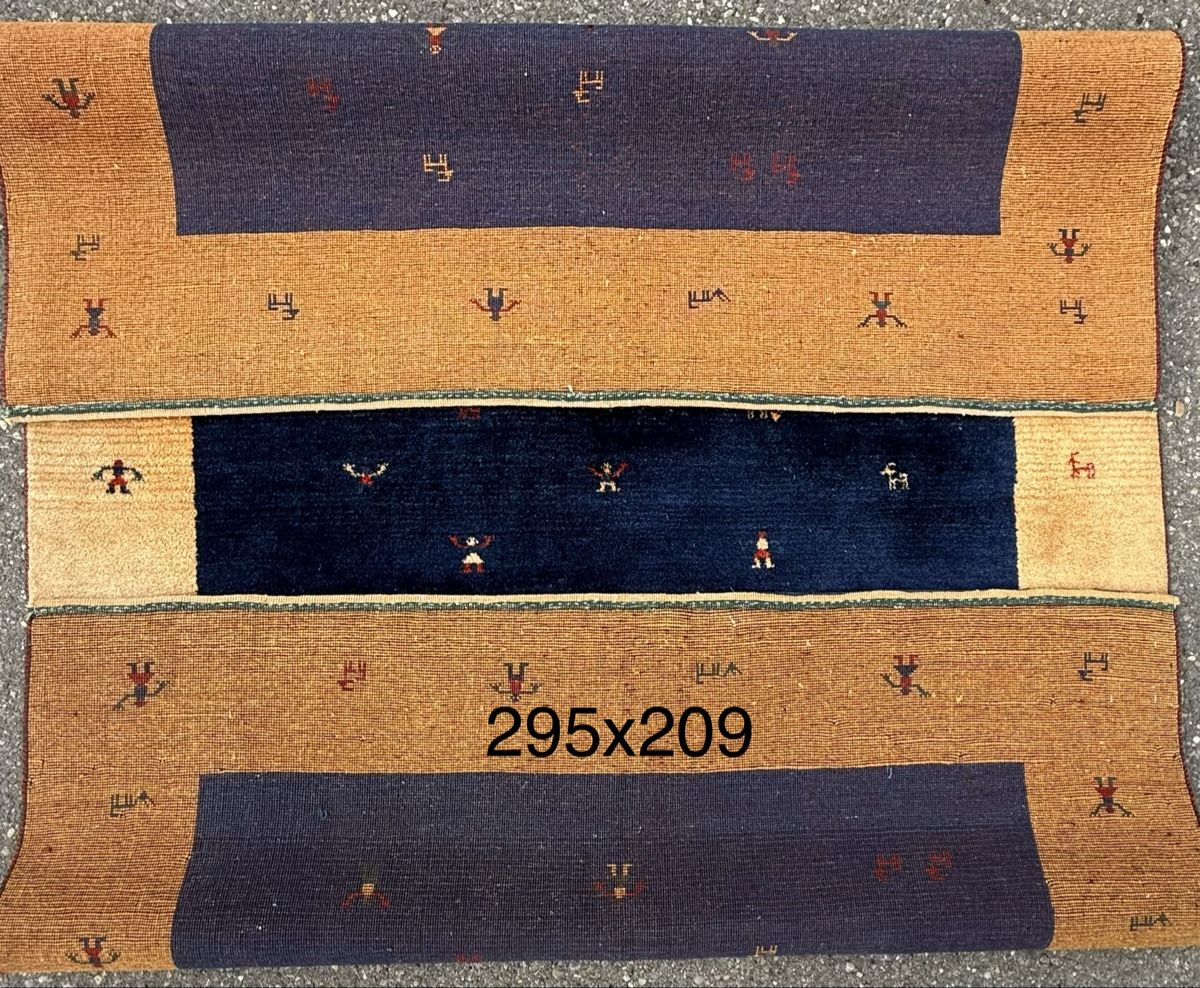 Gabbeh Tappeti: Wunderschöner Perserteppich Gabbeh 295x209.cm – Usato da Büron venduto da Filadefia-888 7