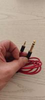 Câble audio 3.5mm vers 6.35mm rouge  Mod D.Guetta by BEATS