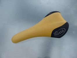 SELLE ITALIA Velosattel in gelb-schwarz Top Zustand