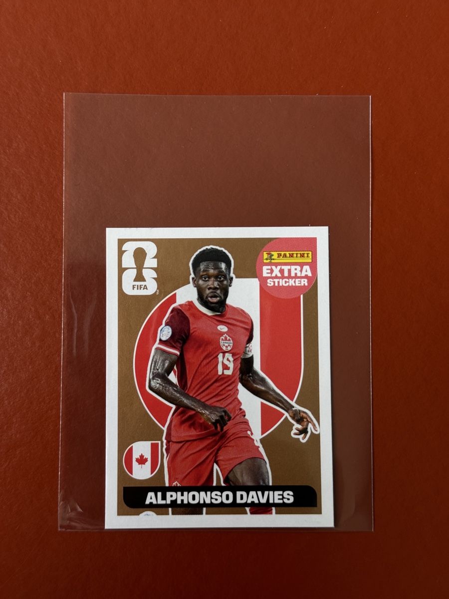 Panini Carte collezionabili: EXTRA STICKER - Alphonso Davies - BRONZE - Panini WM 2026 – Nuovo e nell'imballaggio originale da Horw venduto da nad_c