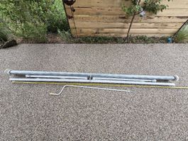 Markise 3mx2x, ohne Stoff, voll funktionsfähig