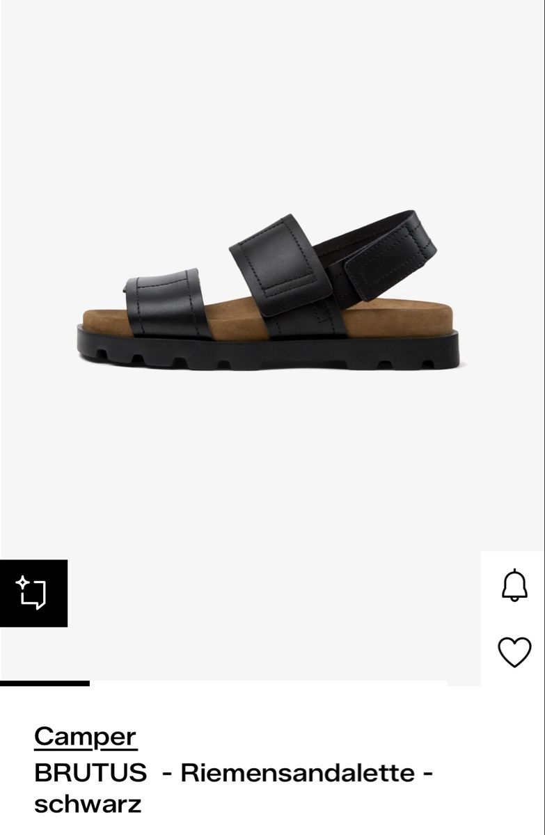 Camper Scarpe da donna: Camper Brutus Sandalen, schwarz, Gr. 37 – Usato da Zürich venduto da Peach_Store 2